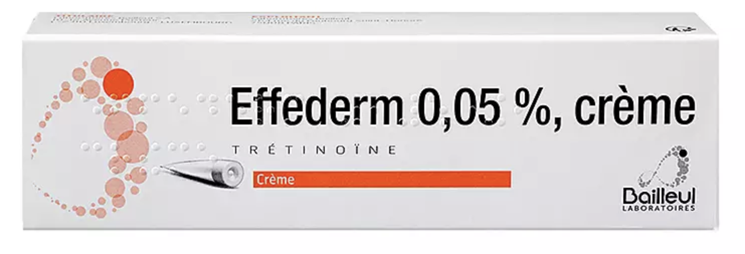 Prescription tretinoin cream Effederm by a dermatologist