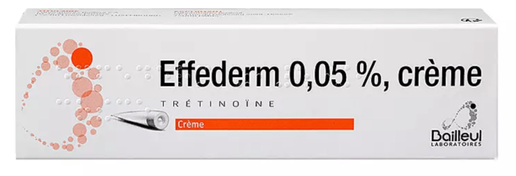 Prescription tretinoin cream Effederm by a dermatologist