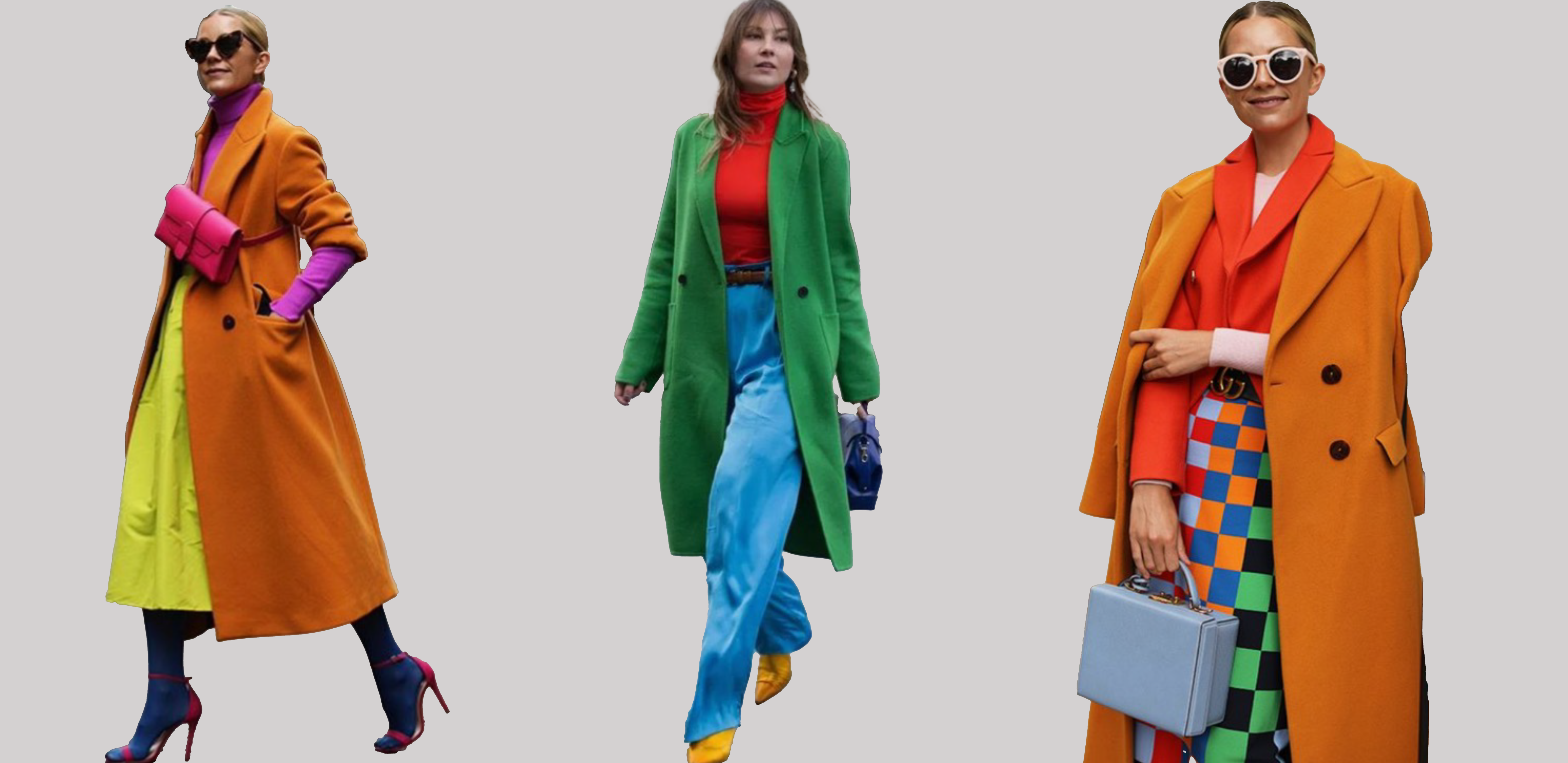 Fashion inspiration using tetradic color schemes