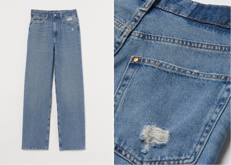 Loose Straight High-Waisted Jeans from my collection