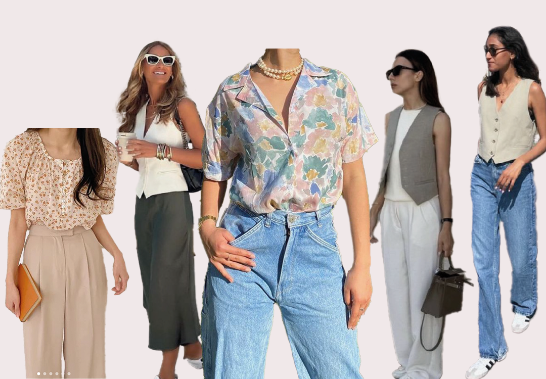 More outfit inspiration using selected wardrobe pieces from the 3x3 method