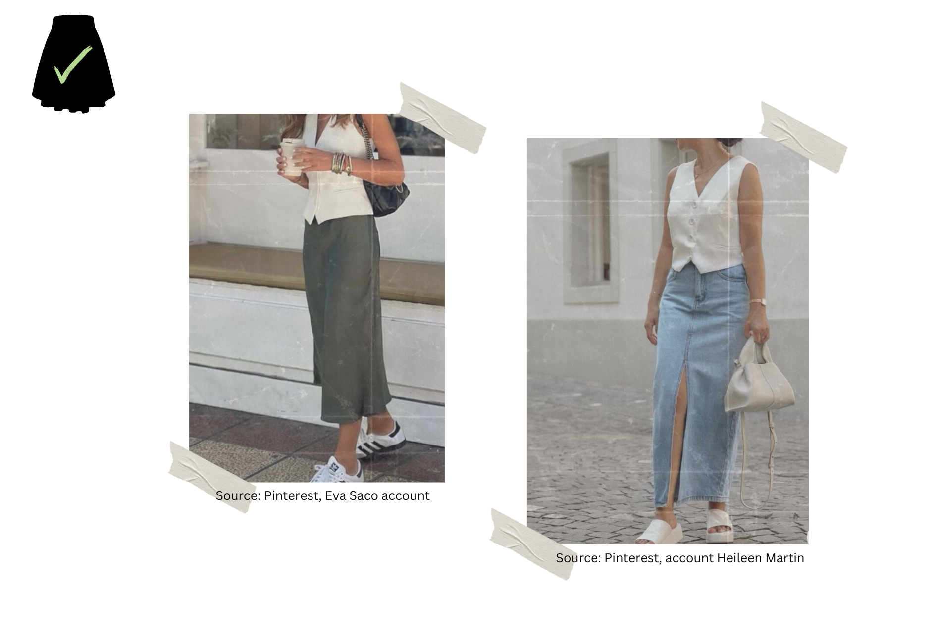 Skirts that flatter my body shape