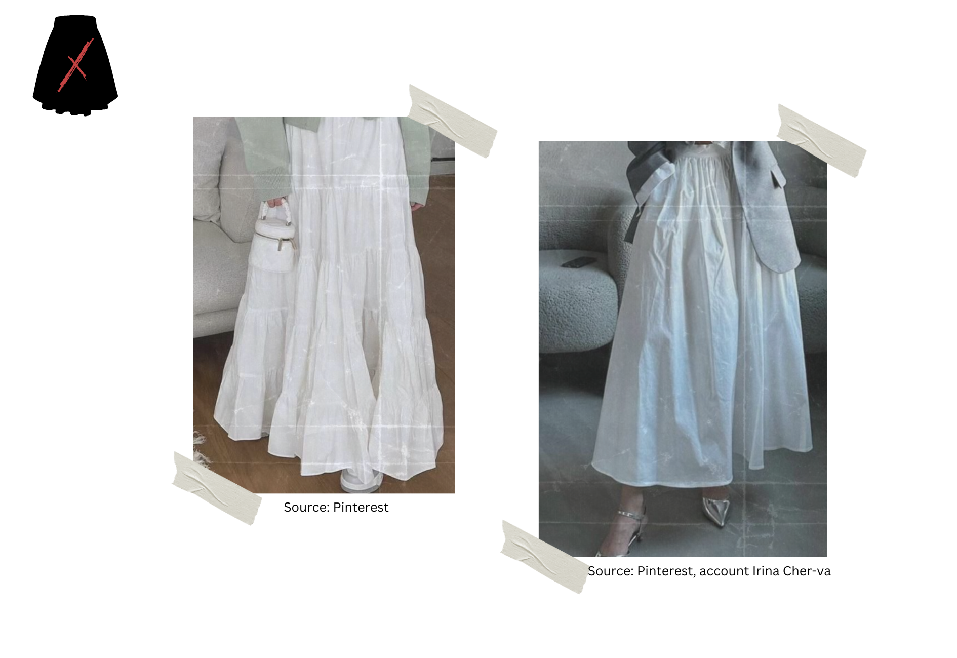 Skirts that do not flatter my body shape