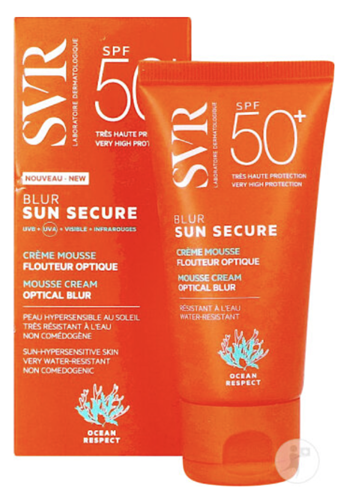 SVR Blur Sun Secure SPF 50+ sunscreen product photo