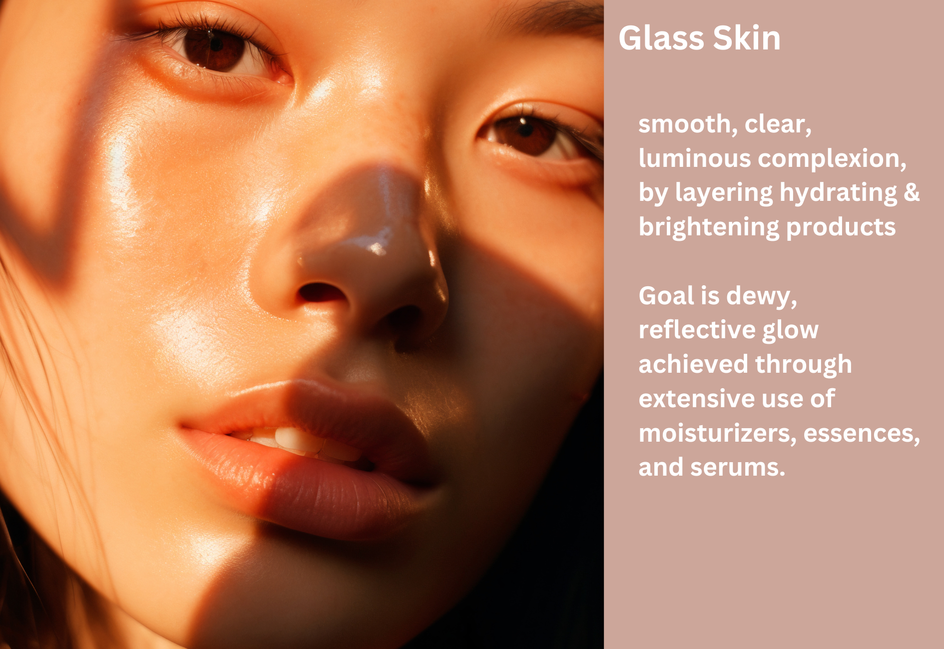 Korean skincare trend glass skin
